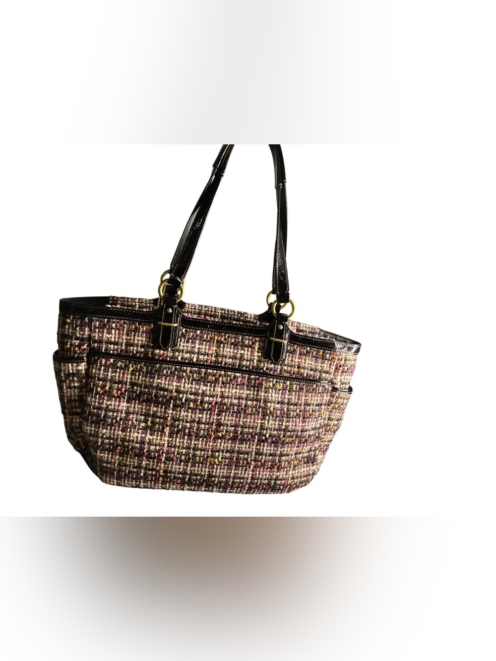 Coach Galaxy Tweed Gallery Tote H1221-F20025 - Picture 4 of 12